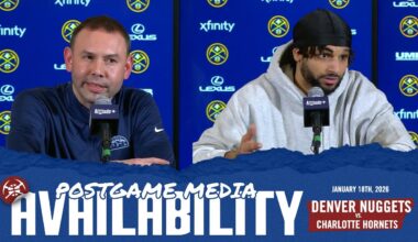 Coach Adelman & Jamal Murray | Postgame Media vs. CHA 🎙️