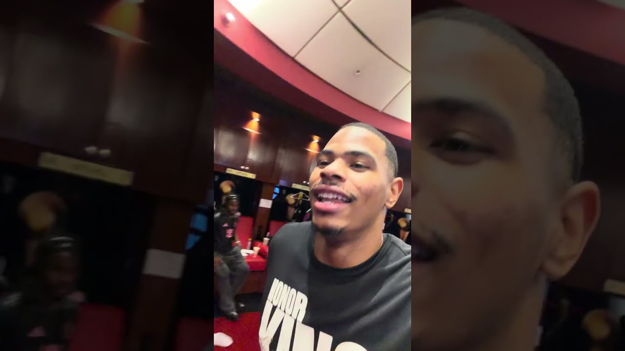 BARK CAM POST WIN! 🗣️🔥 #miamiheat #nba #dog