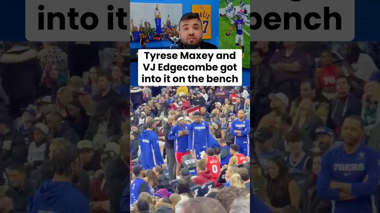 YO😱#nba #tyresemaxey #vjedgecombe #philadelphia #76ers #trending #xyzbca #sixers #philadelphia76ers