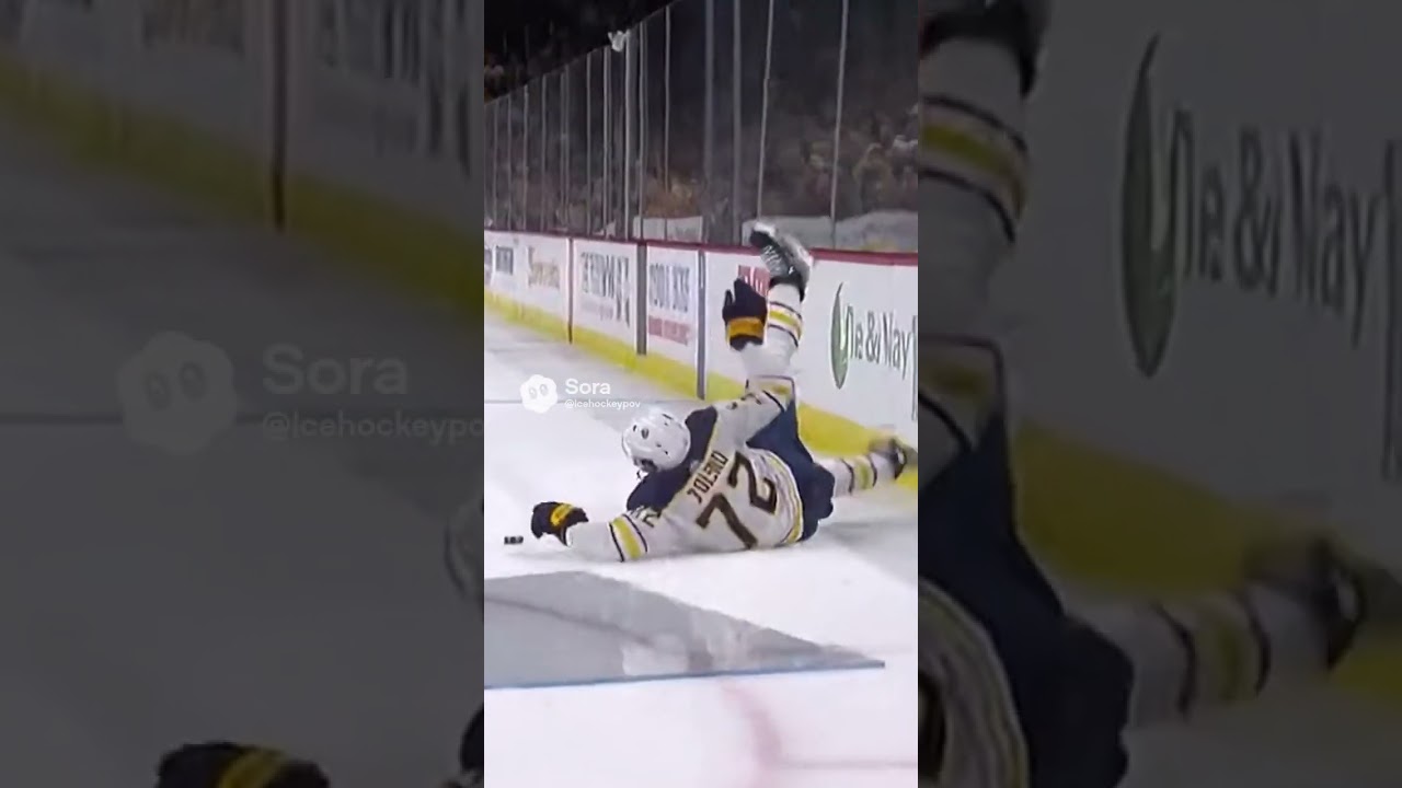 POV: He Lost an Edge and Blew Out the Glass 😳🏒