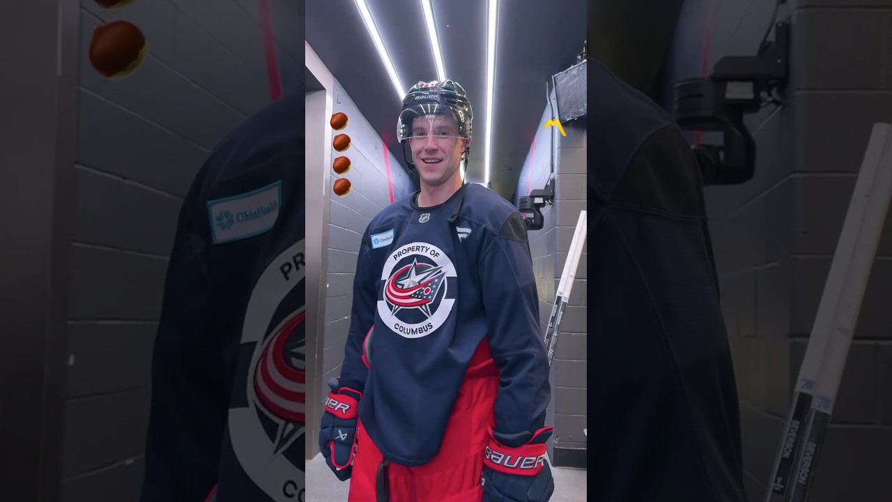 WHO YA GOT?! Ohio State 🌰 or Michigan 〽️?! 🏈 Blue Jackets Players Answer! #cbj #ohiostate #nhl