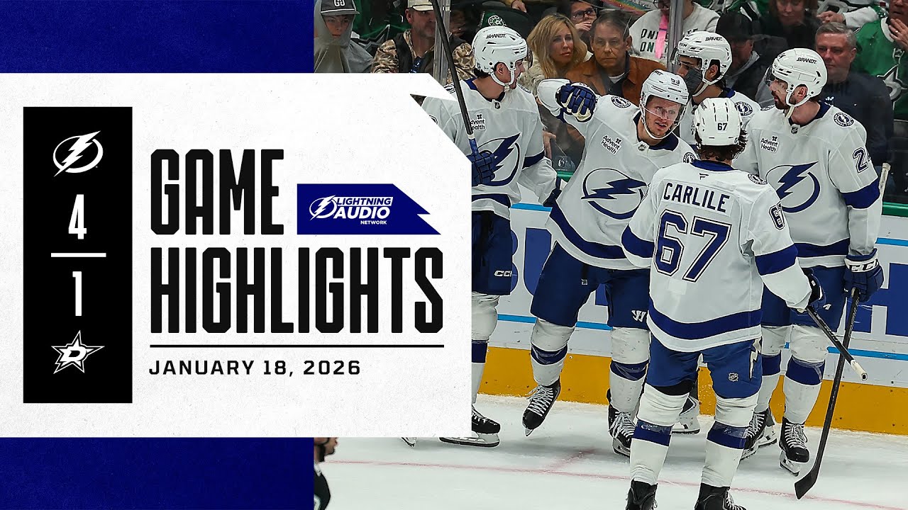 Lightning vs. Stars | Lightning Radio Highlights | January 18, 2026