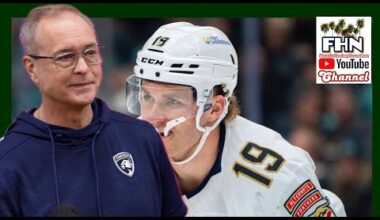 Paul Maurice: Florida Panthers Welcome Matthew Tkachuk Back Tonight v San Jose Sharks