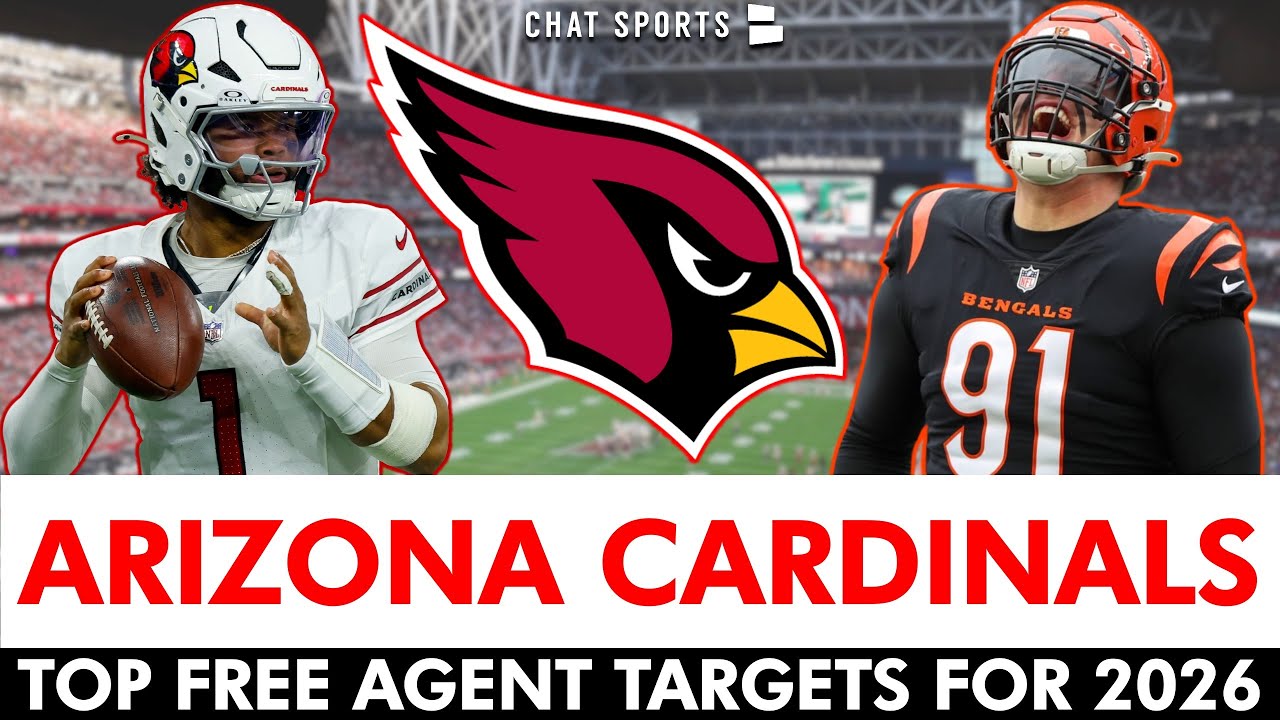 Arizona Cardinals Free Agent Targets For 2026 NFL Free Agency Ft. Trey Hendrickson, Malik Willis