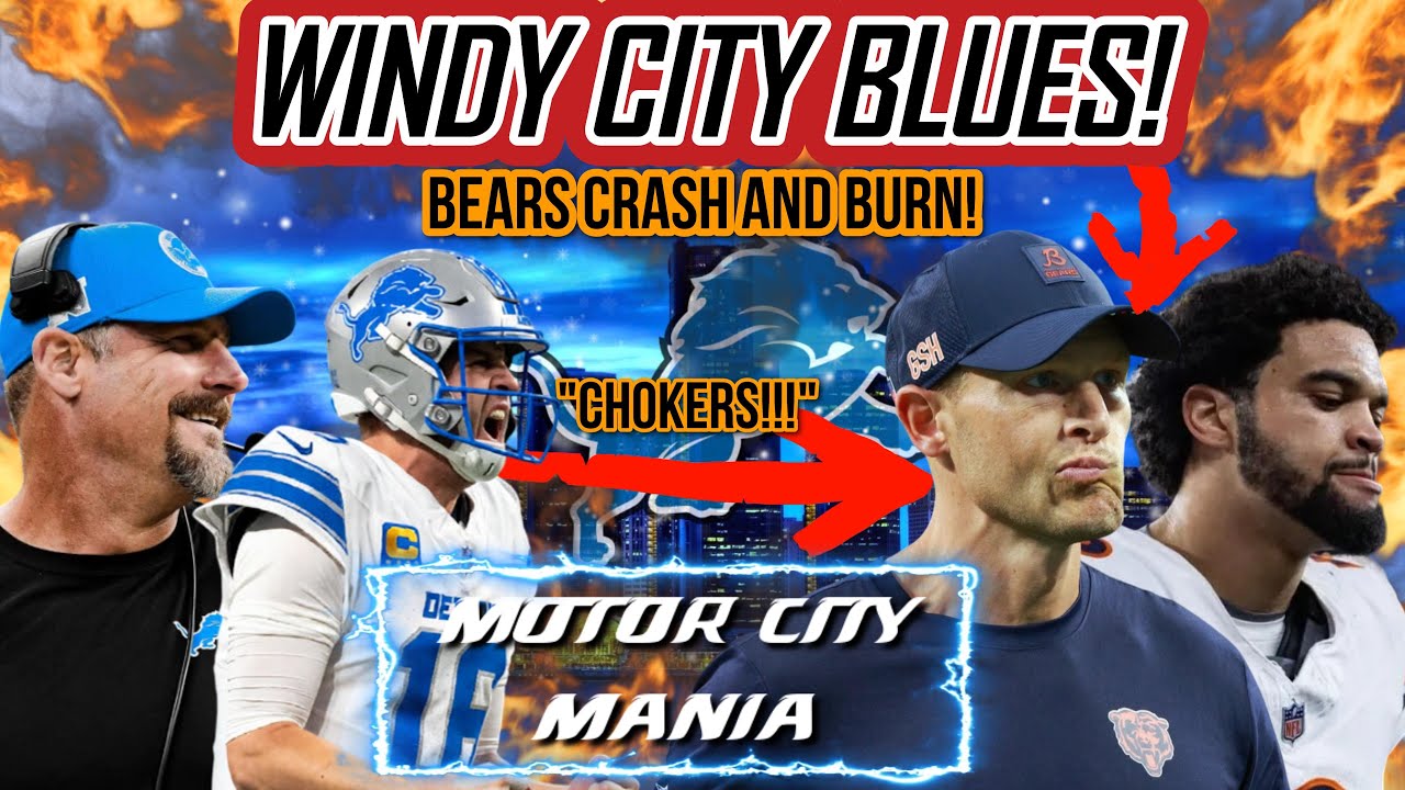 Detroit Lions Get LAST LAUGH As Bears CHOKE In COLLAPSE!