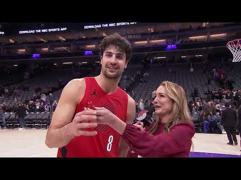 Deni Avdija Postgame Interview | Brightside Windows Baseline Report | at Kings | January 18th, 2026
