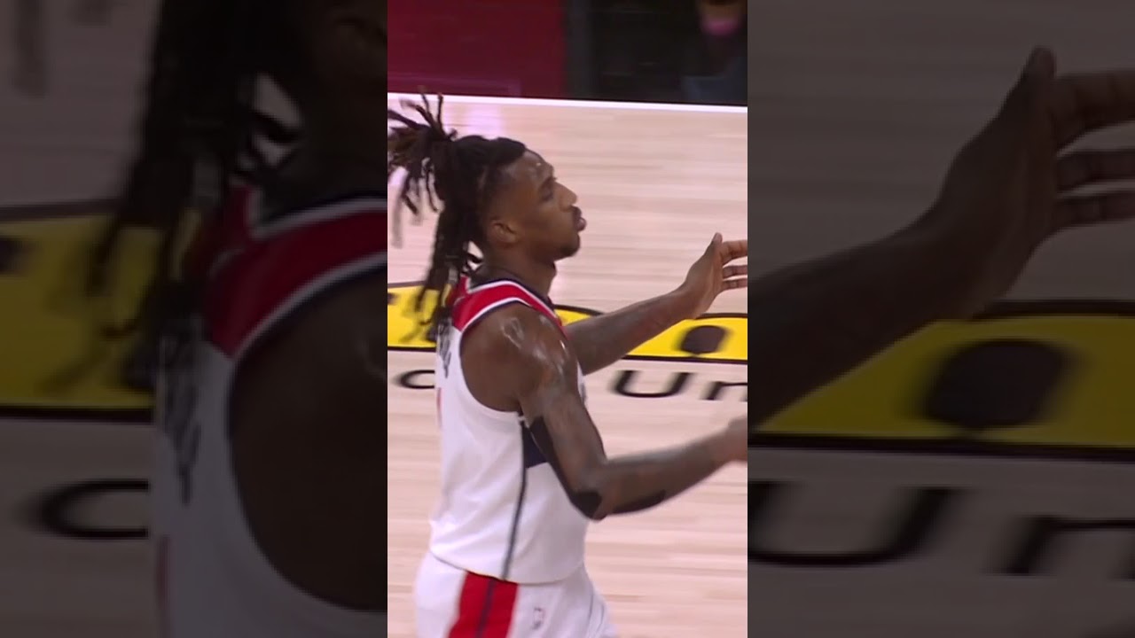 Jamir Watkins delivering the rim rocker 🏀 😤 #wizards #nba #shorts