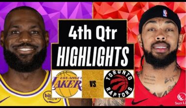 Los Angeles Lakers vs Toronto Raptors Full Game Highlights 4th Qtr P2 | Jan 18 | 2026 NBA Highlights