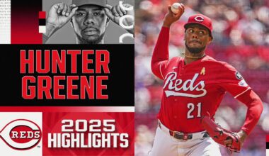 Hunter Greene continues to emerge as a top starter in MLB! 🔥 (2025 season highlights)