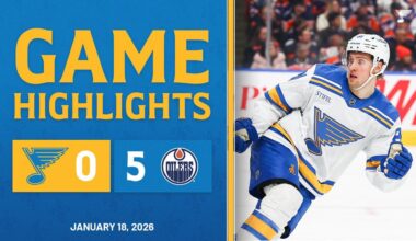 Game Highlights: Oilers 5, Blues 0