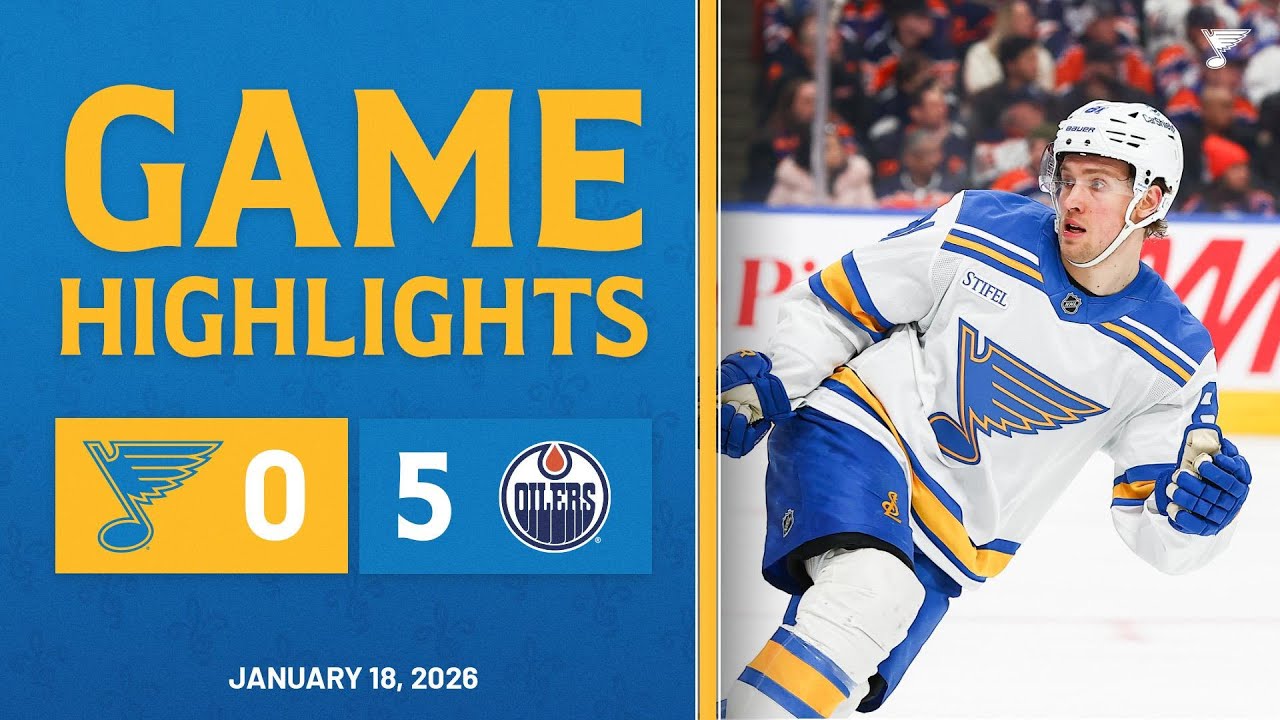 Game Highlights: Oilers 5, Blues 0