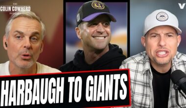Colin Cowherd REACTS to John Harbaugh to New York Giants | NFL Podcast