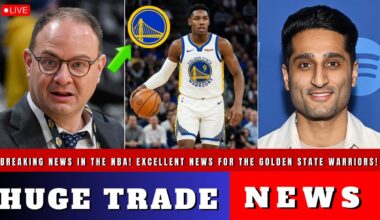 RJ BARRETT HAS JUST ARRIVED: THE WARRIORS FINALLY MAKE A BIG TRADE IN THE NBA. GOLDEN STATE WARRIORS