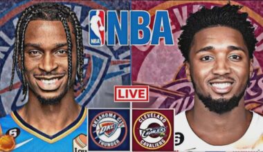 LIVE: CLEVELAND CAVALIERS vs OKLAHOMA CITY THUNDER | NBA | PLAY BY PLAY | SCOREBOARD