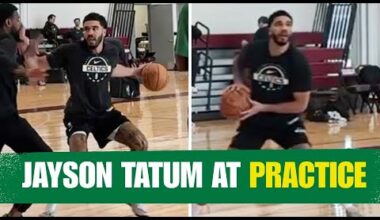 Jayson Tatum is MOVING GOOD Off The Dribble at Celtics Practice