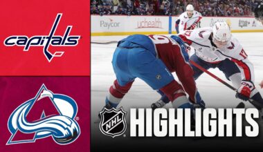 Capitals vs. Avalanche | NHL Highlights | January 19, 2026