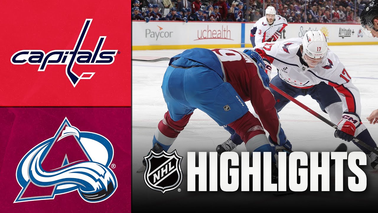 Capitals vs. Avalanche | NHL Highlights | January 19, 2026