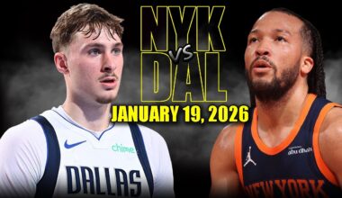New York Knicks vs Dallas Mavericks Full Game Highlights – January 19, 2026 | NBA Season
