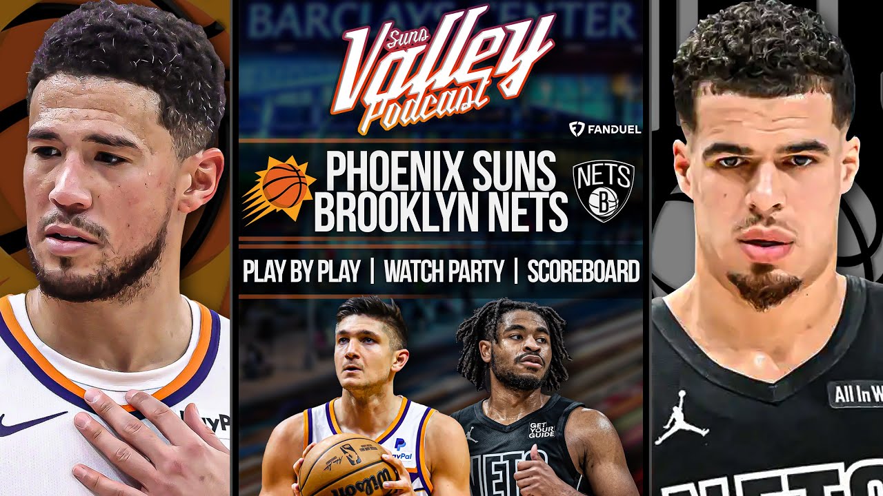 Phoenix Suns at Brooklyn Nets | LIVE Reaction | Scoreboard | Play By Play | Postgame Show
