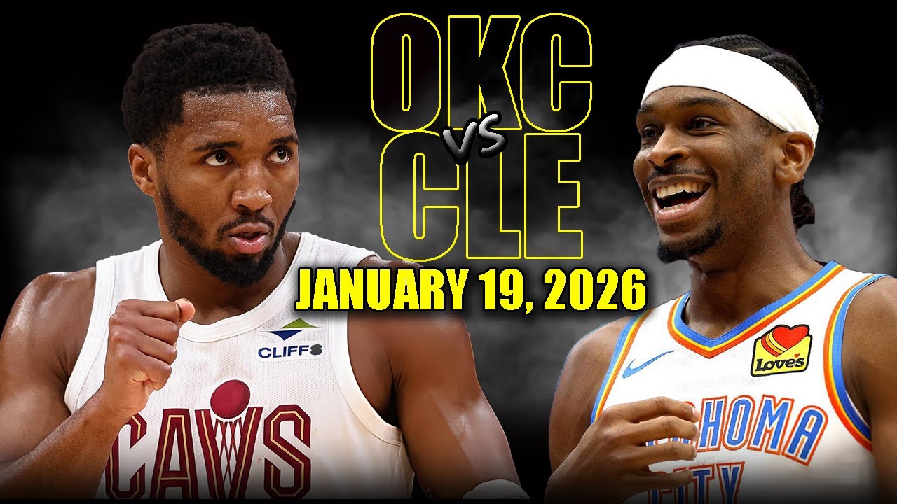 Oklahoma City Thunder vs Cleveland Cavaliers Full Game Highlights – January 19, 2026 | NBA Season