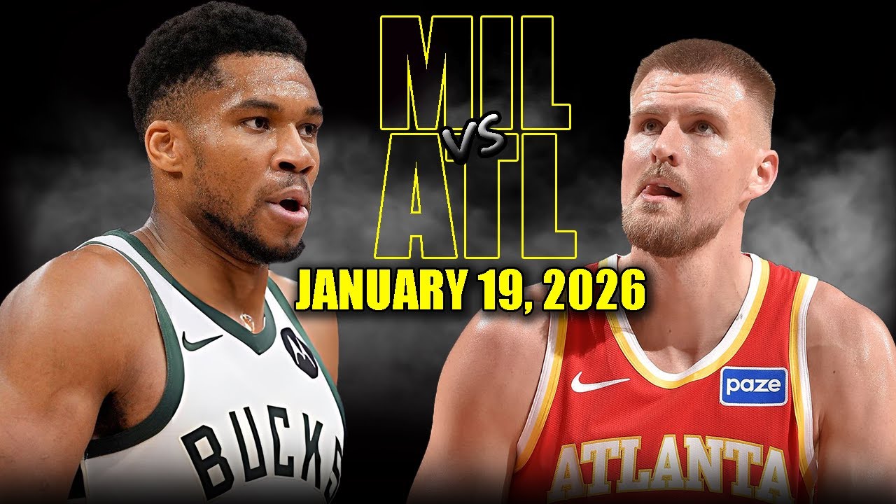 Milwaukee Bucks vs Atlanta Hawks Full Game Highlights – January 19, 2026 | NBA Season