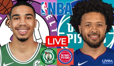 LIVE: BOSTON CELTICS vs DETROIT PISTONS | NBA | PLAY BY PLAY | SCOREBOARD