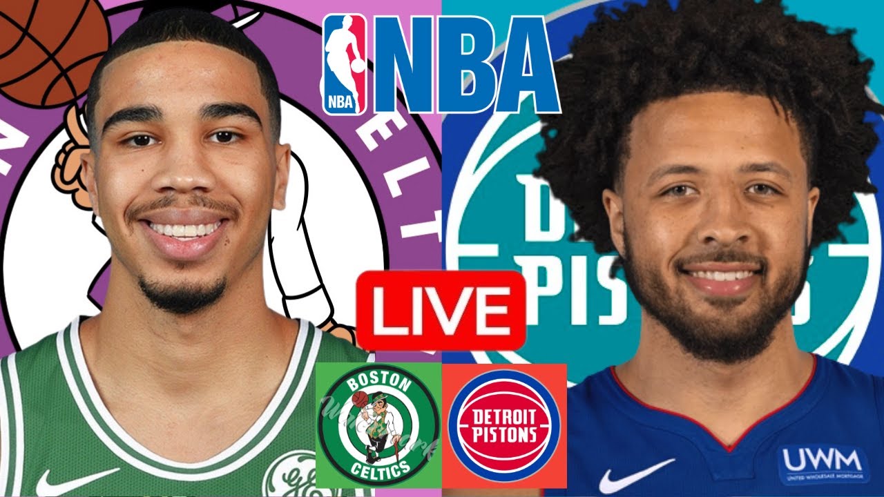 LIVE: BOSTON CELTICS vs DETROIT PISTONS | NBA | PLAY BY PLAY | SCOREBOARD