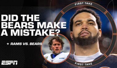 Stephen A. and Ryan Clark DISAGREE 🔥 Why did the Bears LOSE to the Rams ⁉️ | First Take