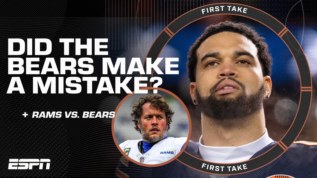 Stephen A. and Ryan Clark DISAGREE 🔥 Why did the Bears LOSE to the Rams ⁉️ | First Take