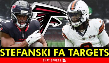 Atlanta Falcons Free Agent Targets For Kevin Stefanski Ft. David Njoku, Jerry Jeudy & MORE!
