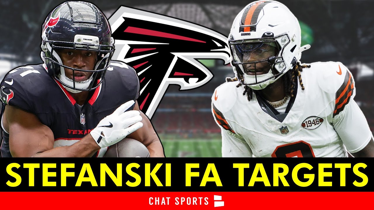 Atlanta Falcons Free Agent Targets For Kevin Stefanski Ft. David Njoku, Jerry Jeudy & MORE!