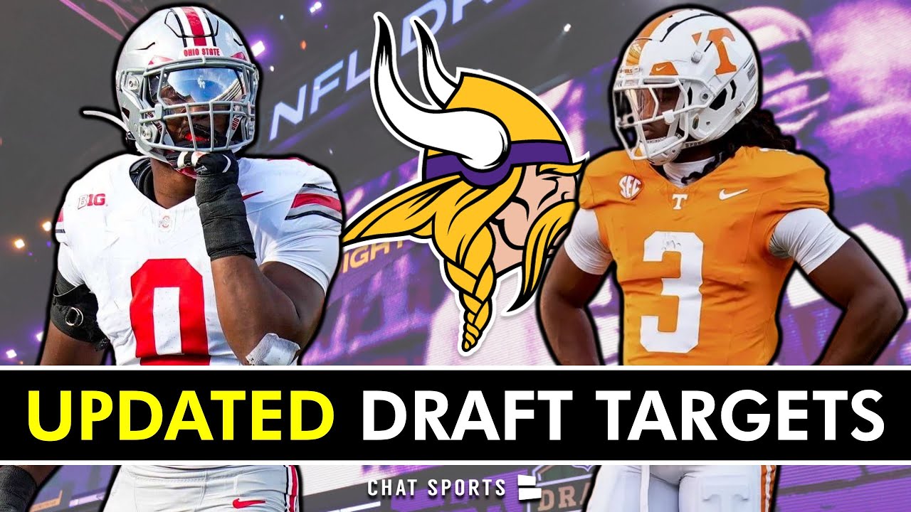 UPDATED Minnesota Vikings Draft Targets via Mel Kiper
