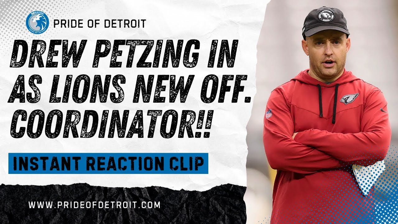 Drew Petzing Hired as Lions OC — Immediate Reaction & Thoughts