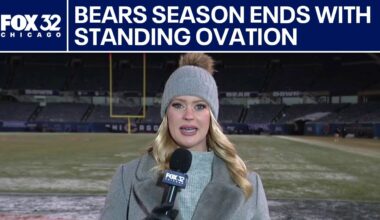 Standing ovation from Bears fans after emotional season finale | After the Whistle