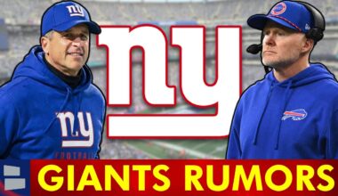 NY Giants Rumors Are HOT After Hiring John Harbaugh ft. Sean McDermott