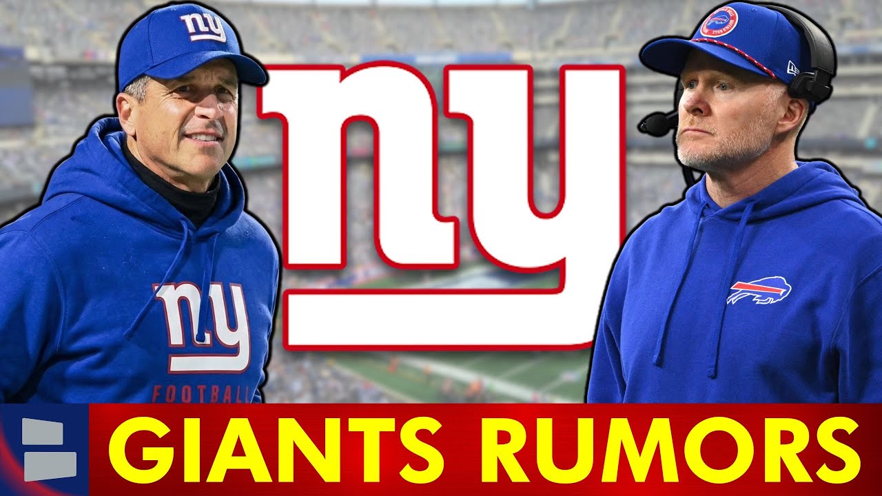 NY Giants Rumors Are HOT After Hiring John Harbaugh ft. Sean McDermott