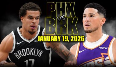 Phoenix Suns vs Brooklyn Nets Full Game Highlights – January 19, 2026 | NBA Season