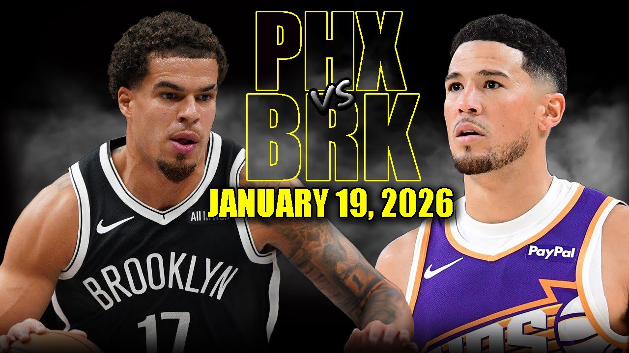 Phoenix Suns vs Brooklyn Nets Full Game Highlights – January 19, 2026 | NBA Season