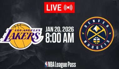 NBA LIVE! Los Angeles Lakers vs Denver Nuggets | January 20, 2026 | NBA Today NBA 2K26 Gameplay
