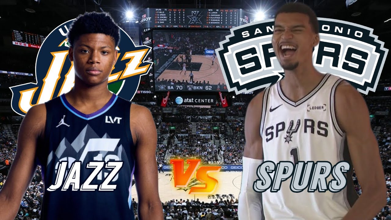 Utah Jazz vs San Antonio Spurs Live Play by Play & Scoreboard