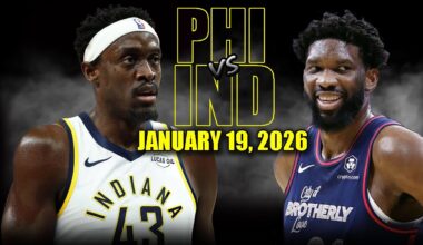 Philadelphia 76ers vs Indiana Pacers Full Game Highlights – January 19, 2026 | NBA Season