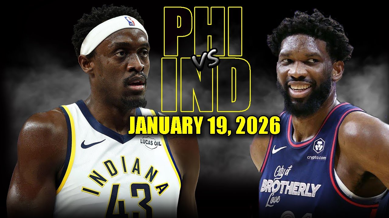 Philadelphia 76ers vs Indiana Pacers Full Game Highlights – January 19, 2026 | NBA Season