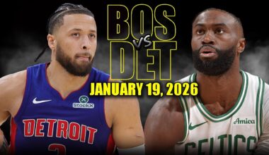 Boston Celtics vs Detroit Pistons Full Game Highlights – January 19, 2026 | NBA Season