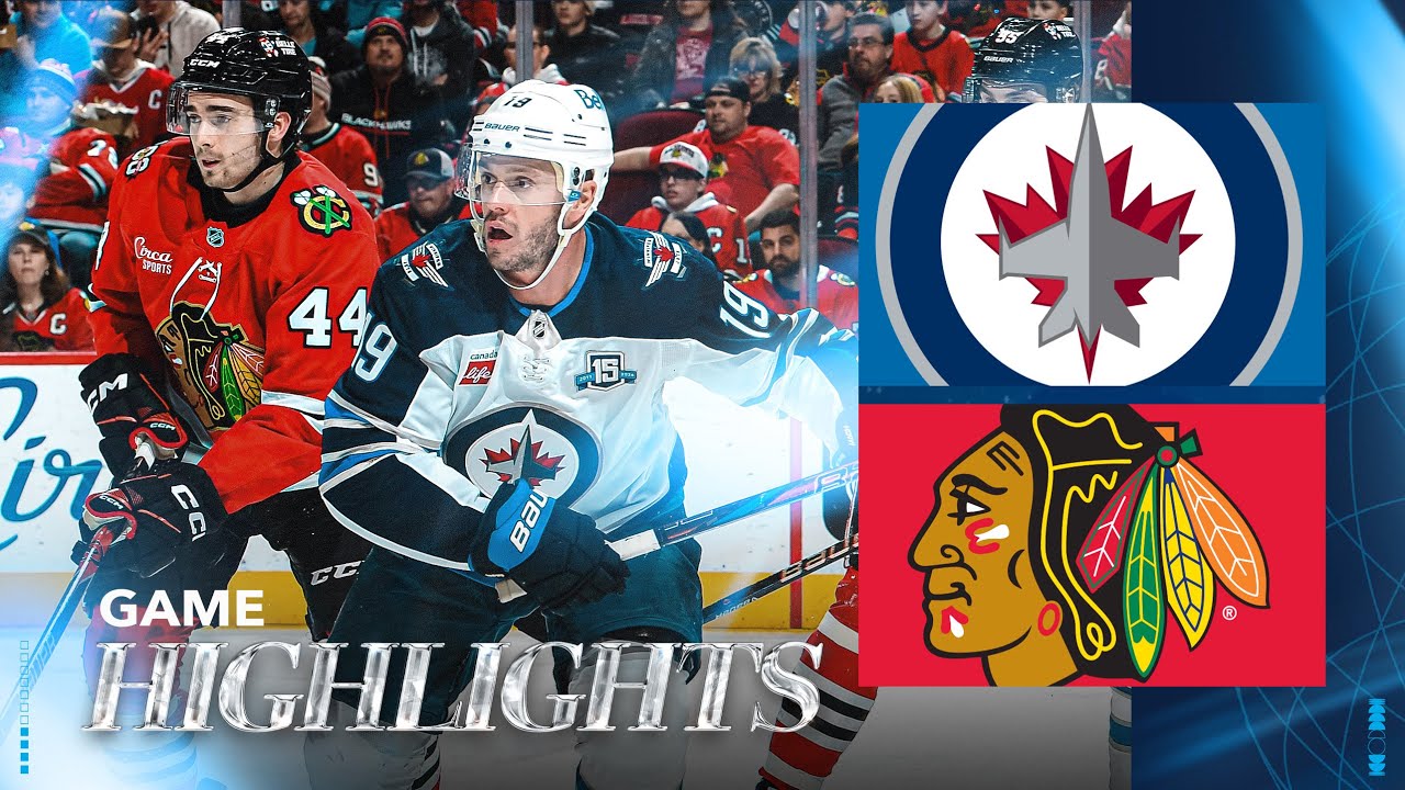 Chicago Blackhawks vs. Winnipeg Jets - Game Highlights