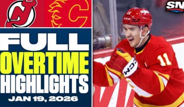 New Jersey Devils at Calgary Flames | FULL Overtime Highlights - January 19, 2026