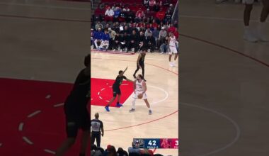 Amen showing off his versatility 🙂‍↕️ #rockets