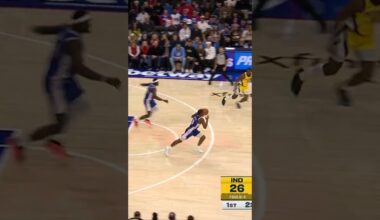 Tyrese Maxey Steal and Slam 💥