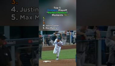 Top 5 Dodgers Playoff Perfect-Perfect Moments ⚾🔥