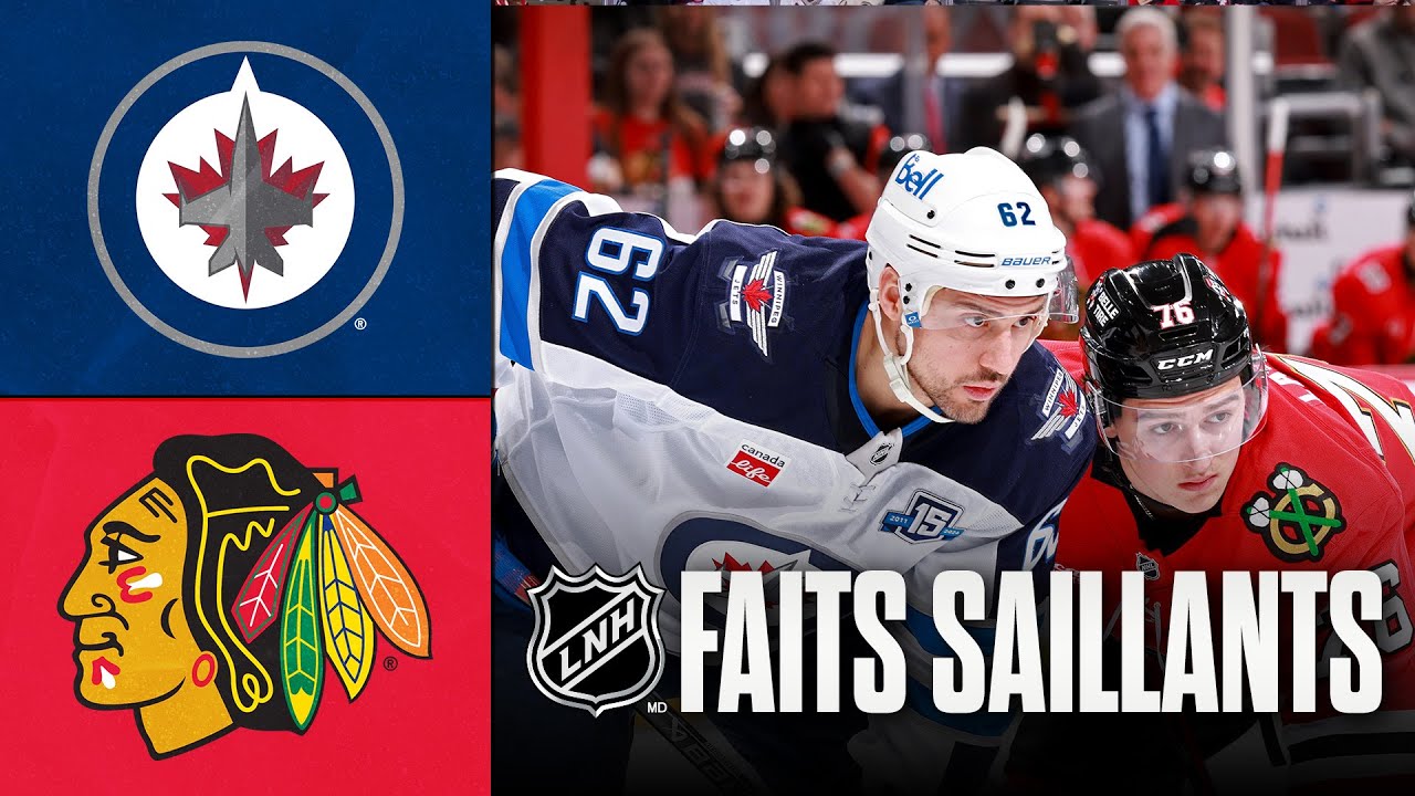 Jets vs Blackhawks 19/01/26 | Faits saillants
