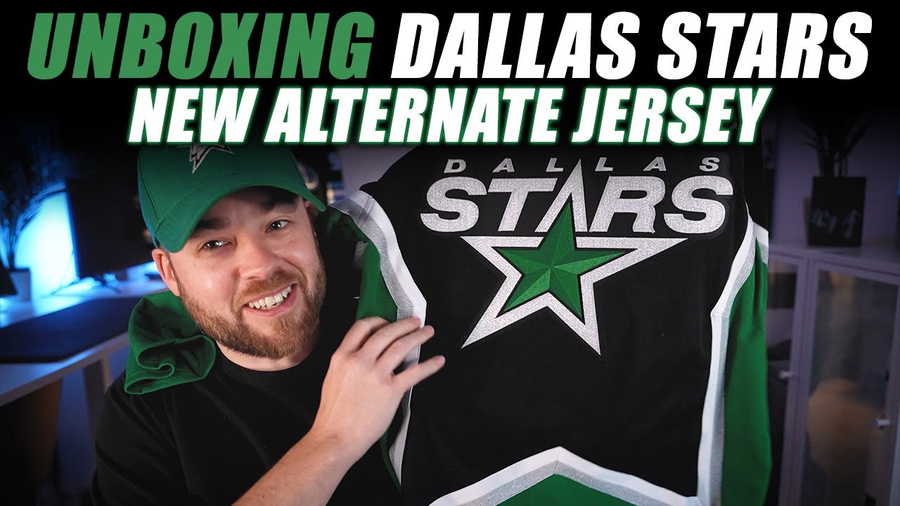 Unboxing NHL Dallas Stars NEW Alternate Jersey! YES!